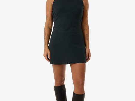 Xavier Bias Mini Dress - Dark Jade For Cheap