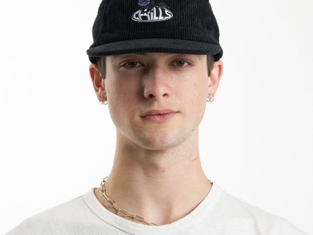 Sub Rosa 5 Panel Cap - Black Cheap