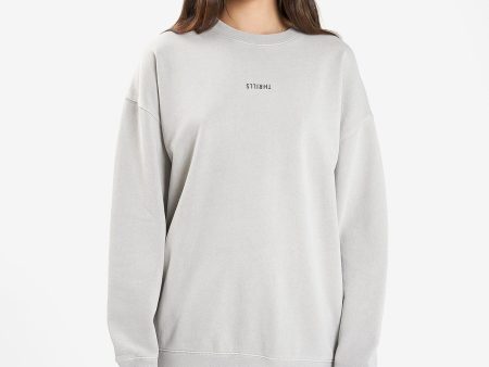 Minimal Thrills Slouch Crew - Oyster Grey Fashion