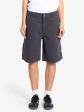 Slouch Carpenter Twill Short - Dark Charcoal Online now