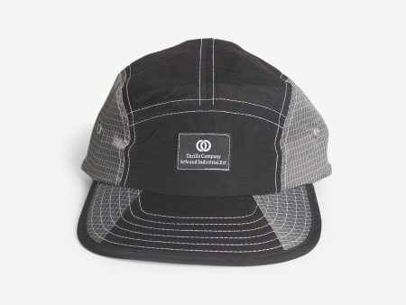 Cortex Curved 5 Panel Cap - Black Online Sale