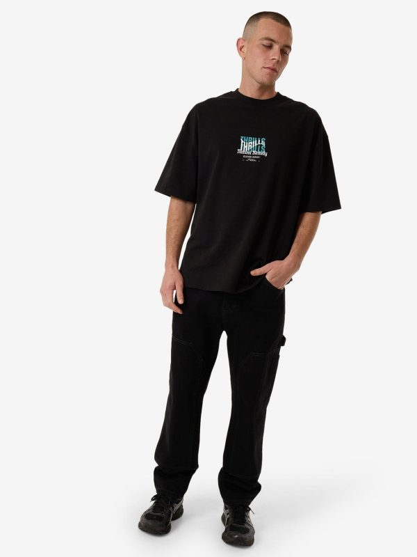 Carpenter Double Knee Pant - Black Rinse Online now