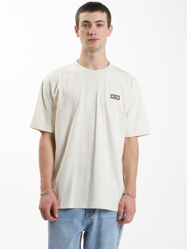 Linked Oversize Fit Tee - Heritage White Discount