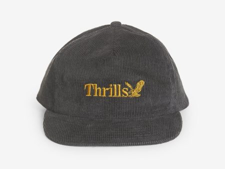 Thrills Workwear 5 Panel Cap - Dark Charcoal For Discount