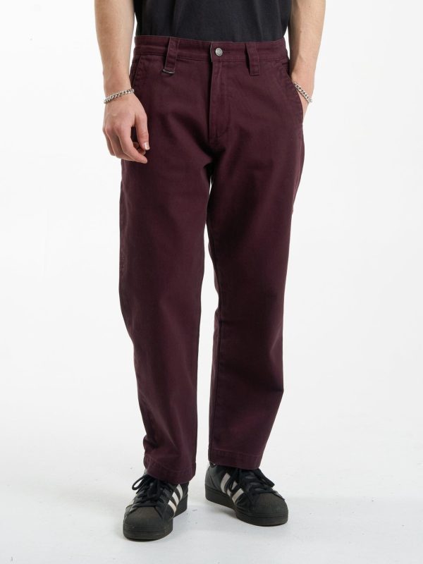 Thrills Union Work Chino - Wine For Discount