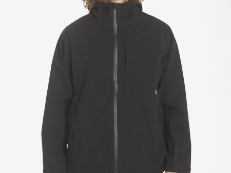 Thrills Cortex Windbreaker - Black Hot on Sale