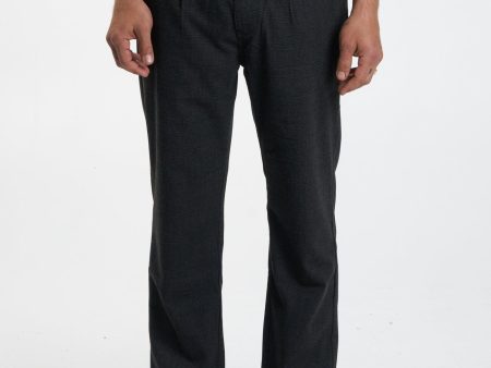 Jacob Plaid Pant - Black For Discount