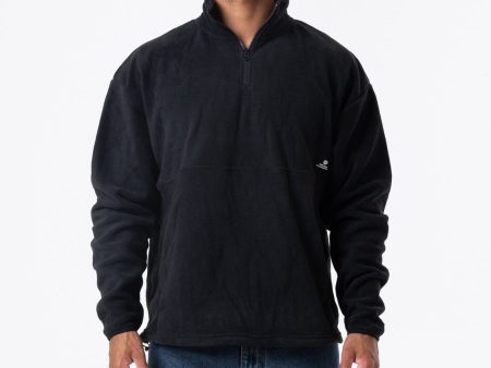 Cortex Quarter Zip Polar Fleece - Black Online