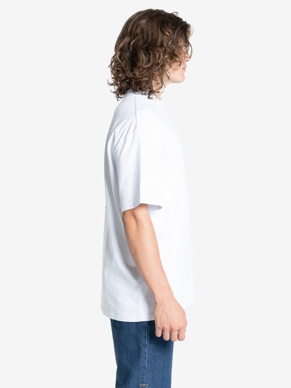 Controlled Damage Box Fit Oversize Tee - White Online Hot Sale