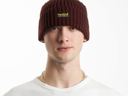 Thrills Union Beanie - Wine Fashion