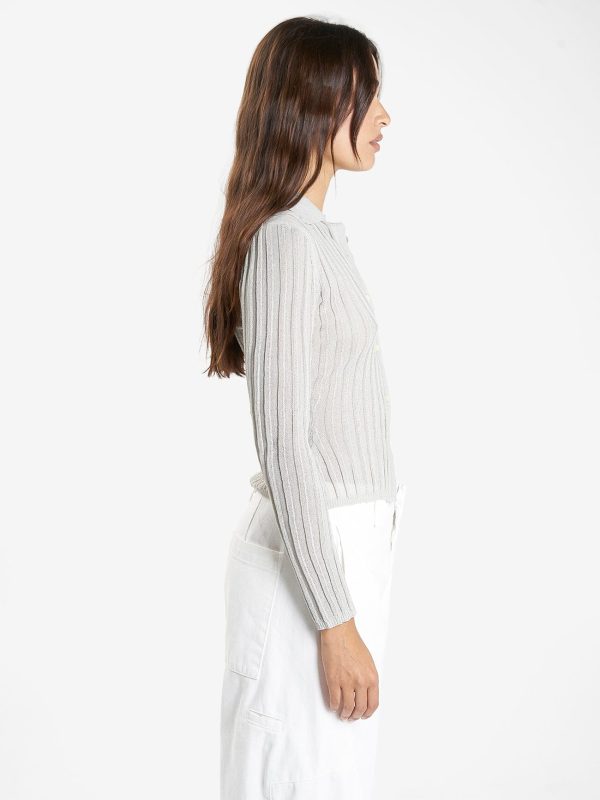 Delphine Knit Cardigan - Oyster Grey Supply