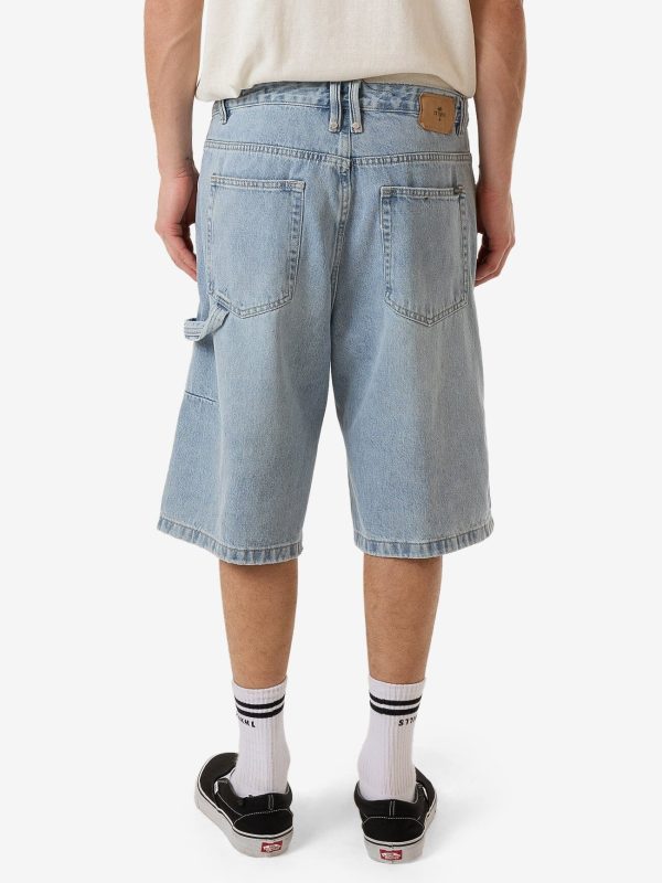 Big Slacker Denim Short - Endless Blue Cheap