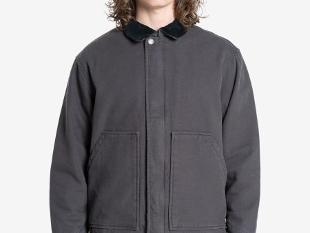 Thrills Union Jacket - Dark Charcoal Cheap