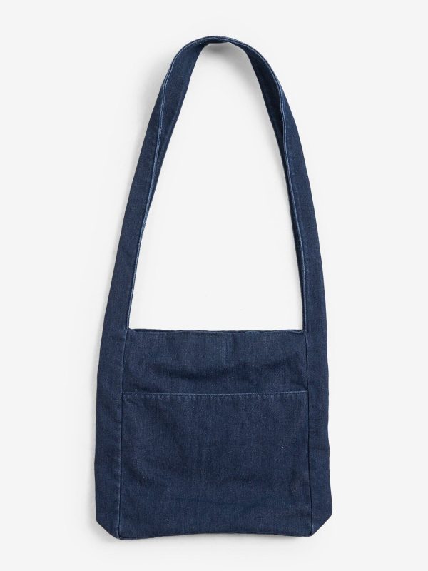 Denim Large Crossbody Bag - Indigo Rinse Online now