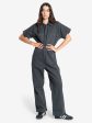 Carpenter Short Sleeve Coverall - Dark Charcoal Discount