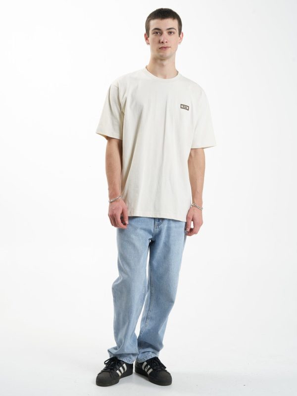 Linked Oversize Fit Tee - Heritage White Discount