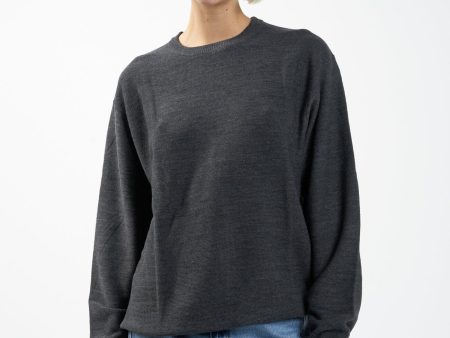 Ollie Knit Pullover - Charcoal Hot on Sale