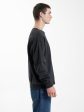 Modern Spiritualism Slouch Fit Crew - Washed Black Cheap