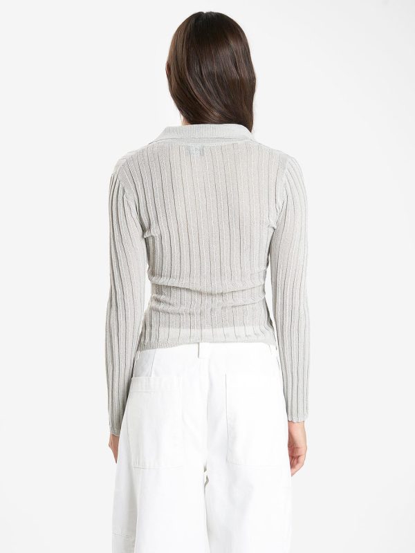 Delphine Knit Cardigan - Oyster Grey Supply