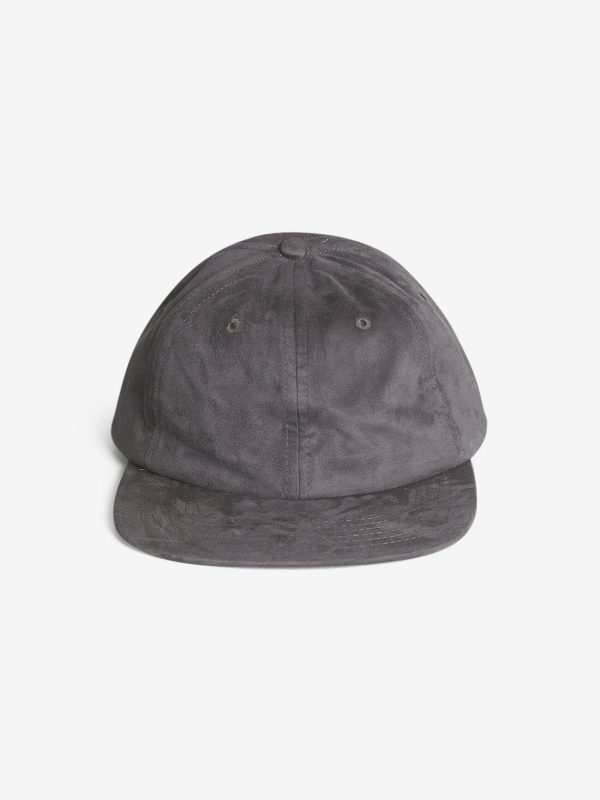 Thrills Suede 6 Panel Cap - Dark Charcoal Online