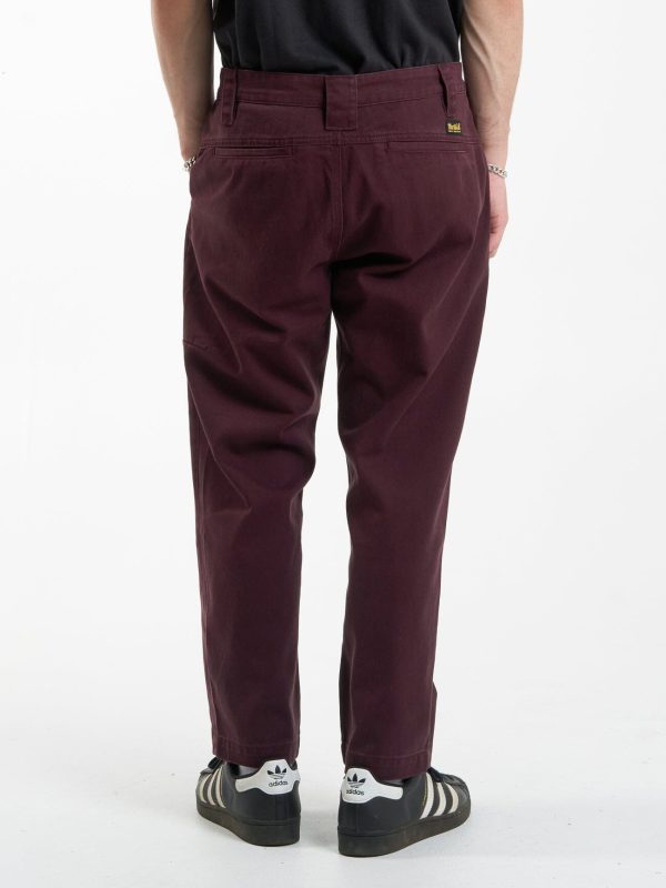 Thrills Union Work Chino - Wine For Discount