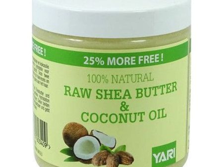 Yari 100% natural raw shea butter & coconut oil 250ml Supply