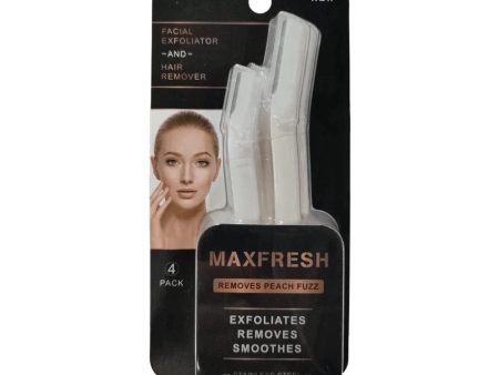 Dreamfix Maxfresh Eyebrow Razors 2 Long handles + 2 Short Handles Online Sale