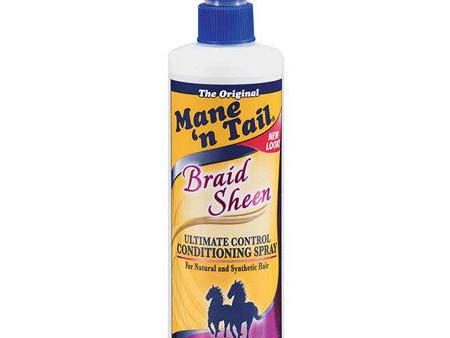 Mane  N Tail Braid Sheen Ultimate Control Conditioning Spray 355ml For Discount