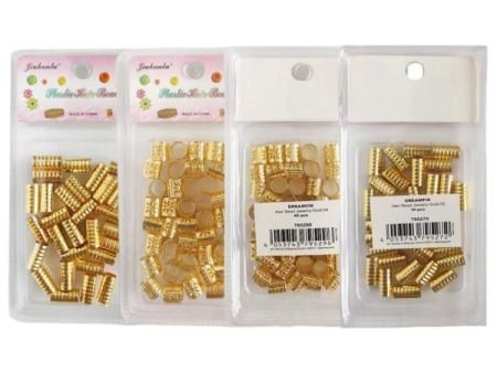 Dreamfix Plastic Hair Beads Jewelry Gold Online now