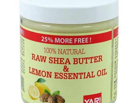 Yari 100% Natural Raw Shea Butter & Lemon Essential Oil 250ml Online Sale