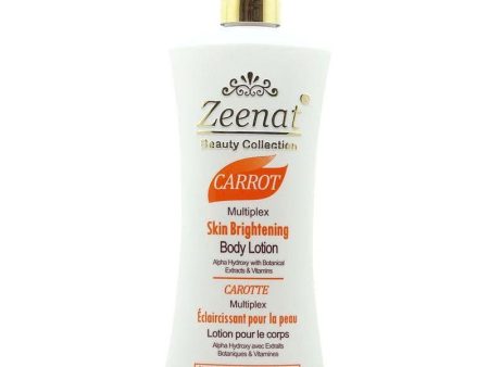 Zeenat Carrot Multiplex Skin Brightening Body Lotion 500Ml For Sale