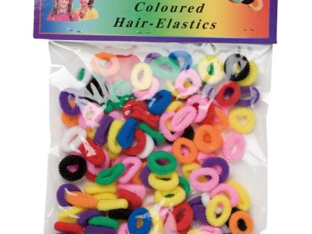  Hair Elastics Color Small Mixed Red, Yellow, Green:HS01 Cheap