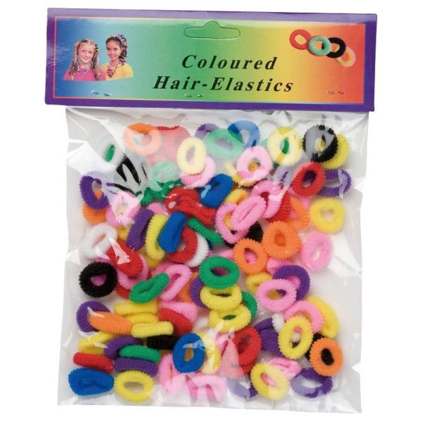  Hair Elastics Color Small Mixed Red, Yellow, Green:HS01 Cheap