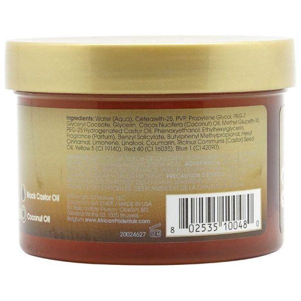 African Pride Black Castor Miracle Braid, Loc & Twist Gel 227g Online Hot Sale