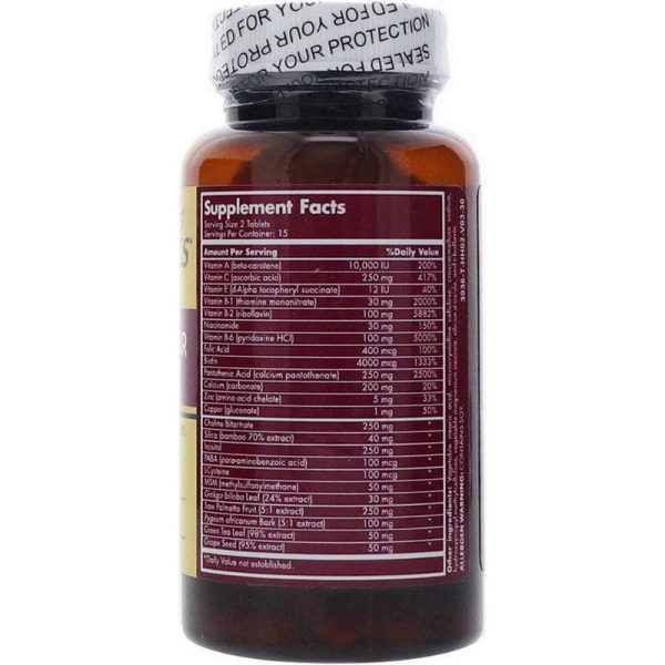 Groganics Healthy Hair Vitamins 30 Tablets Supply