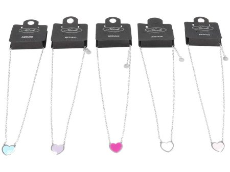 Collana con cuore smaltato Supply