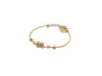 Bracciale acc.rigido 2rondelle strass Online Sale