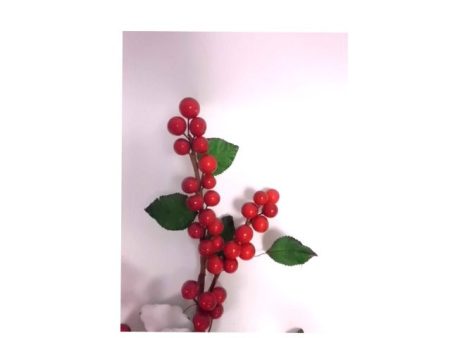 Pick con bacche rosse misura 35cm Supply